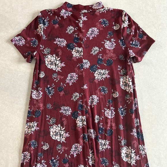 [SOLD] RARE Lush Floral Print Mock Neck Dress ASO Lydia Martin - Picture 7 of 11